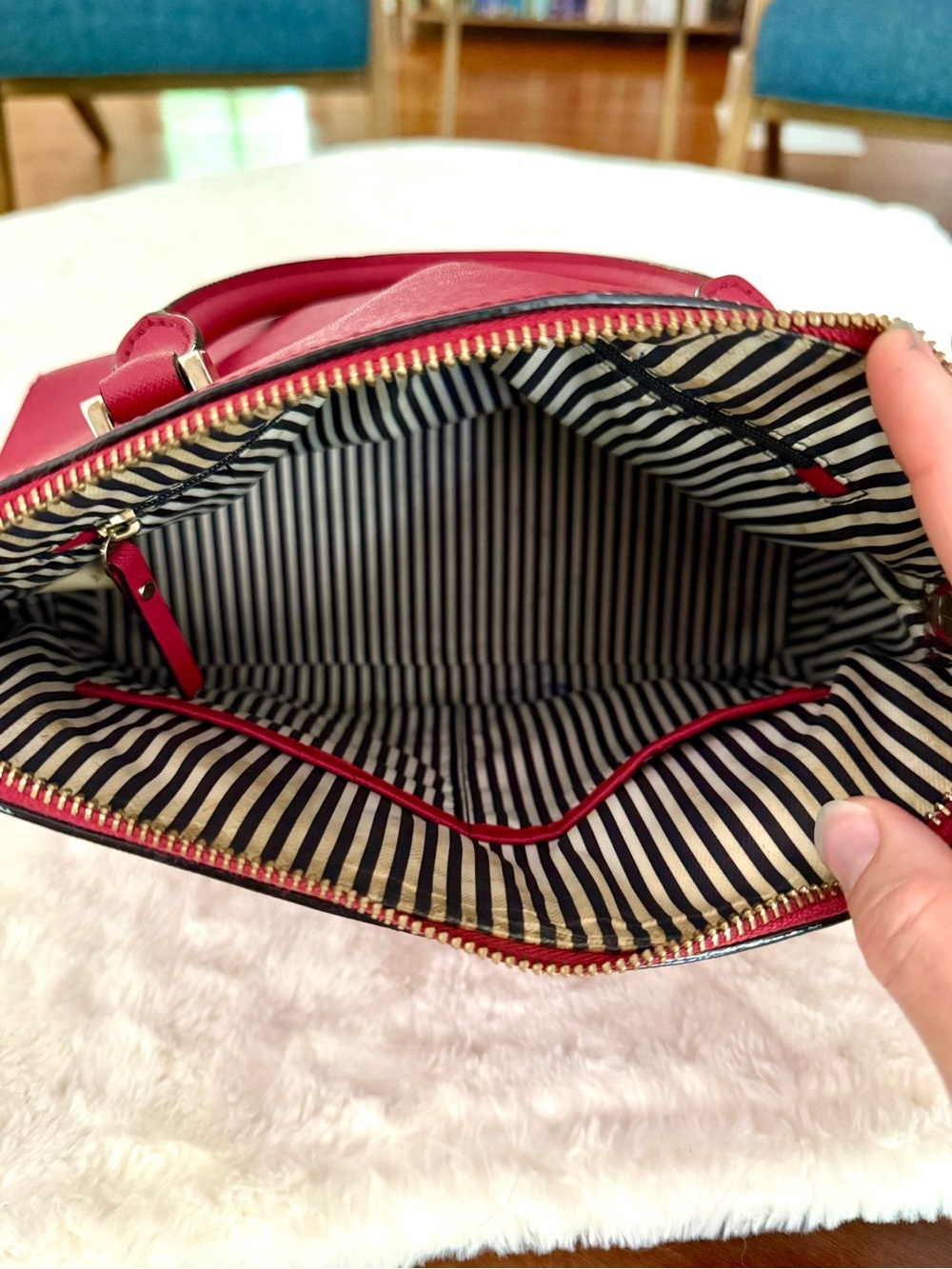 Kate Spade Leather Dome Handbag - Picture 11 of 13